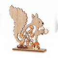 Melinera Figura Decorativa Ardilla de Madera 23,5 cm