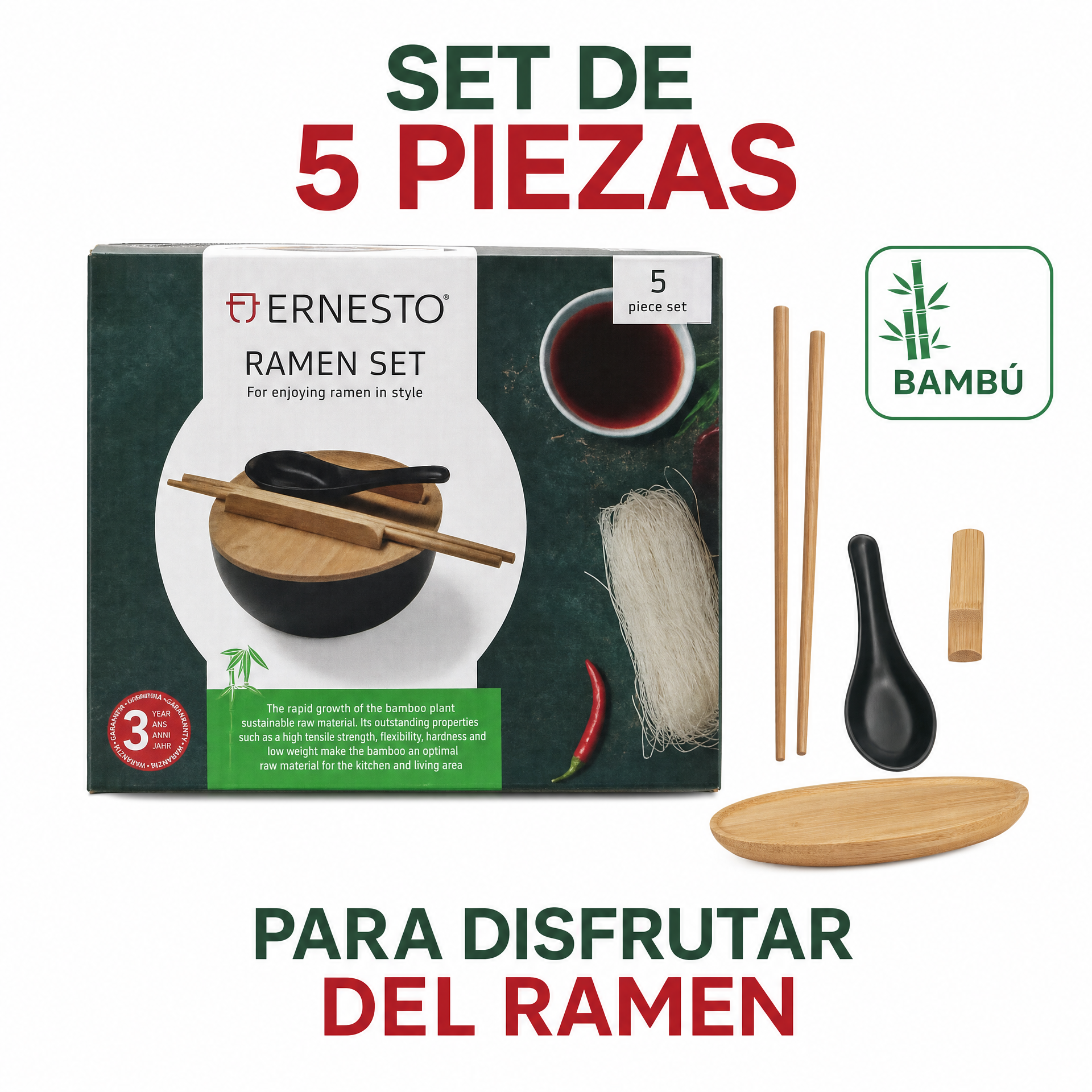 Ernesto Set de ramen