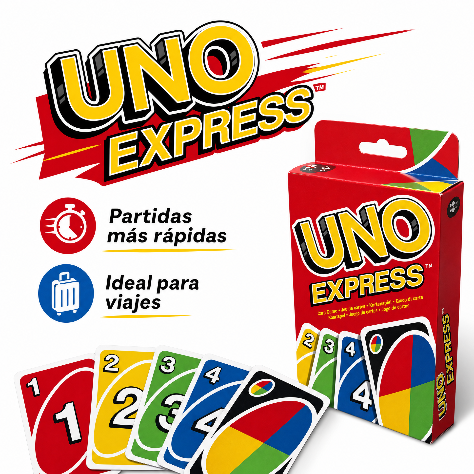 Juego de Cartas UNO Express Mattel Games
