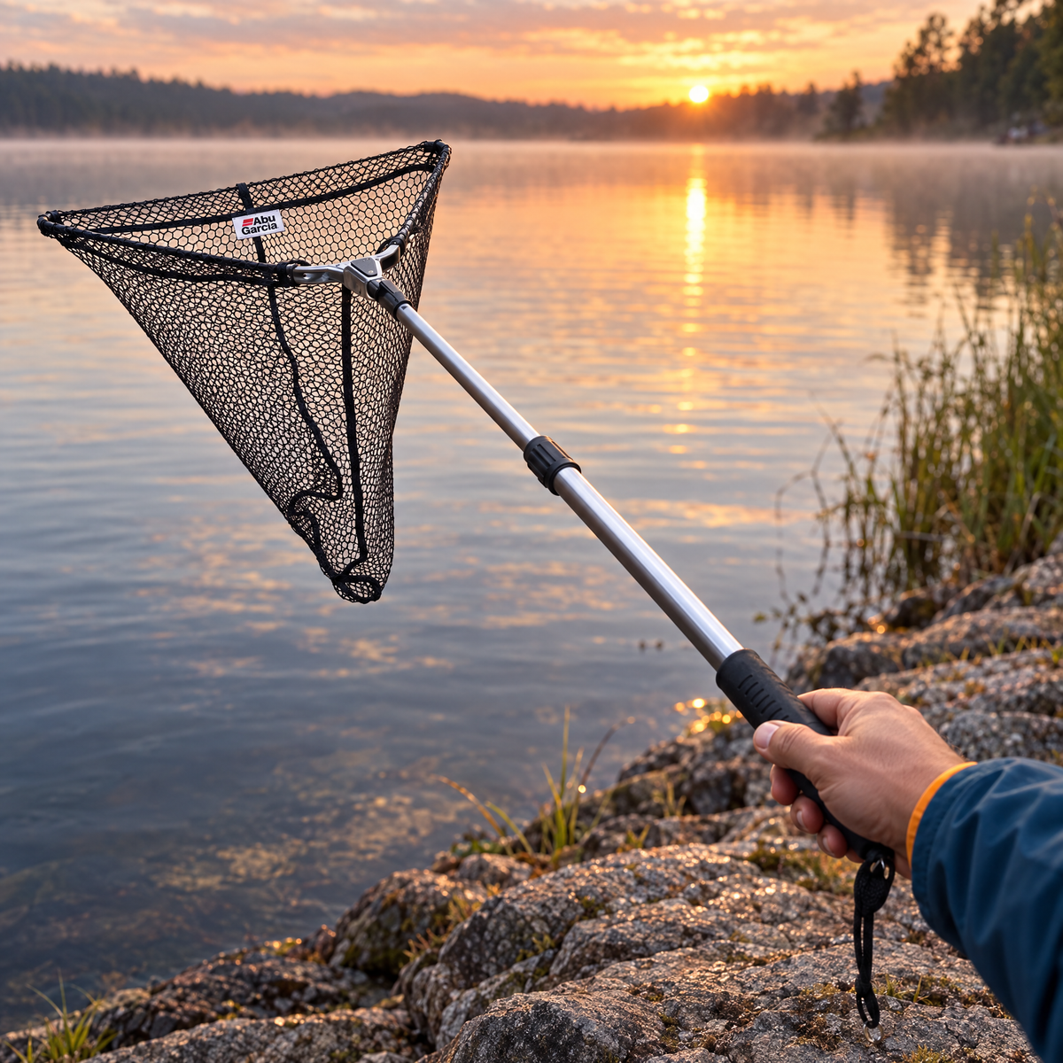 Abu Garcia Telescopic Landing Net Medium 130 cm + Clip Magnético