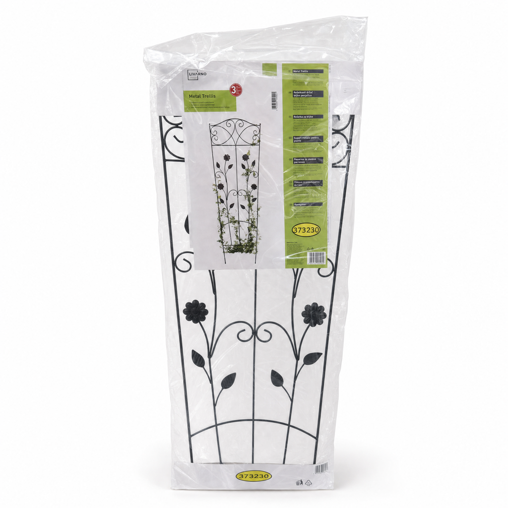 Enrejado Metálico para Plantas Livarno Home 40 × 117 cm – Diseño Floral