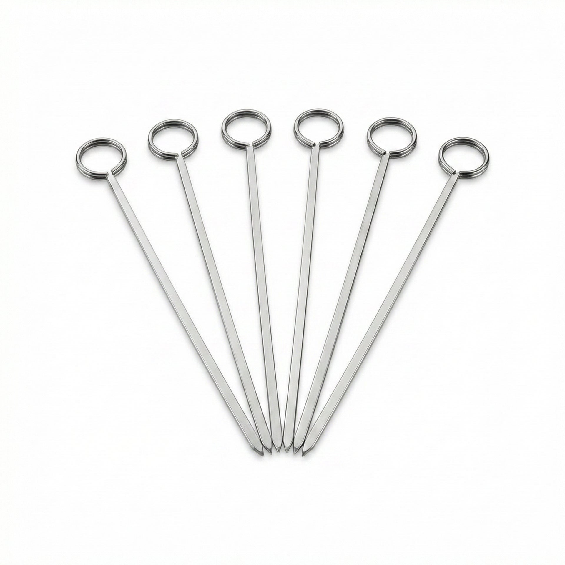 Pinchos Barbacoa Grill Meister 6 uds Acero Inox