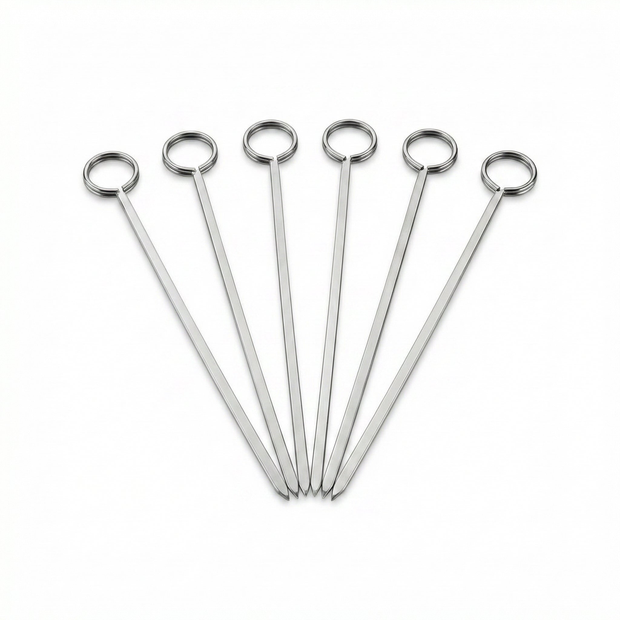 Pinchos Barbacoa Grill Meister 6 uds Acero Inox
