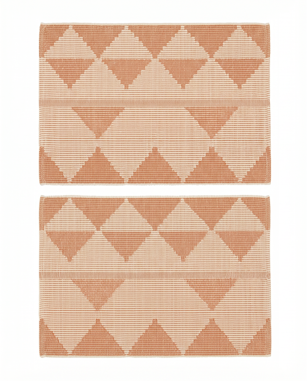 Set 2 Manteles Individuales HOME CREATION — Terracota