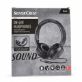 Auriculares supraaurales Silvercrest diadema negros con almohadillas