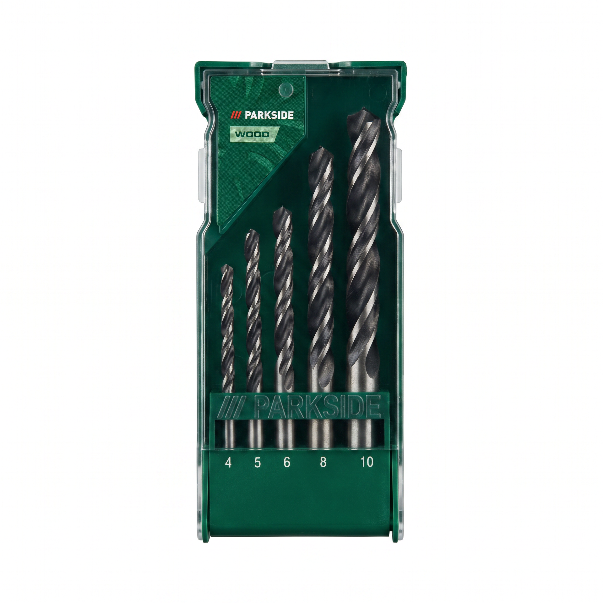 Parkside Set de 5 Brocas para Madera 4–10 mm