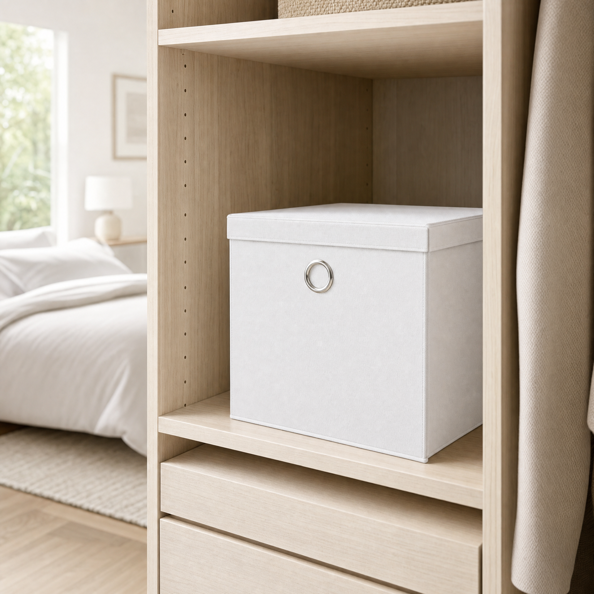 Caja de Almacenaje Livarno Home Blanca