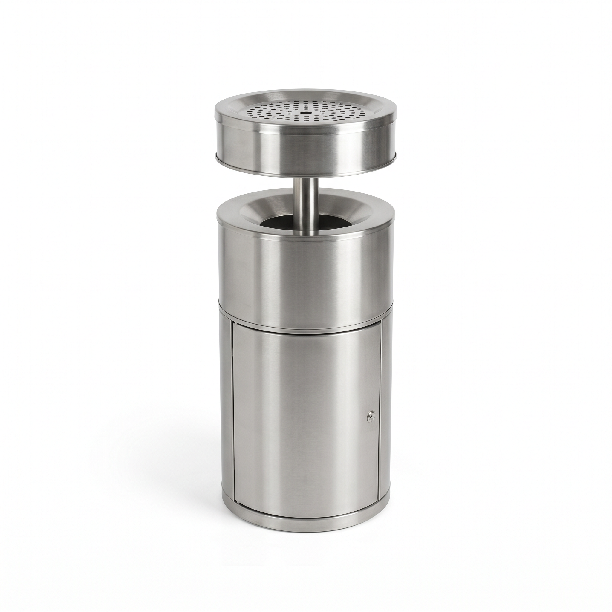 Papelera Exterior Vilagrasa MR-15 — Inox Cenicero + Papel Era De 420X138X897