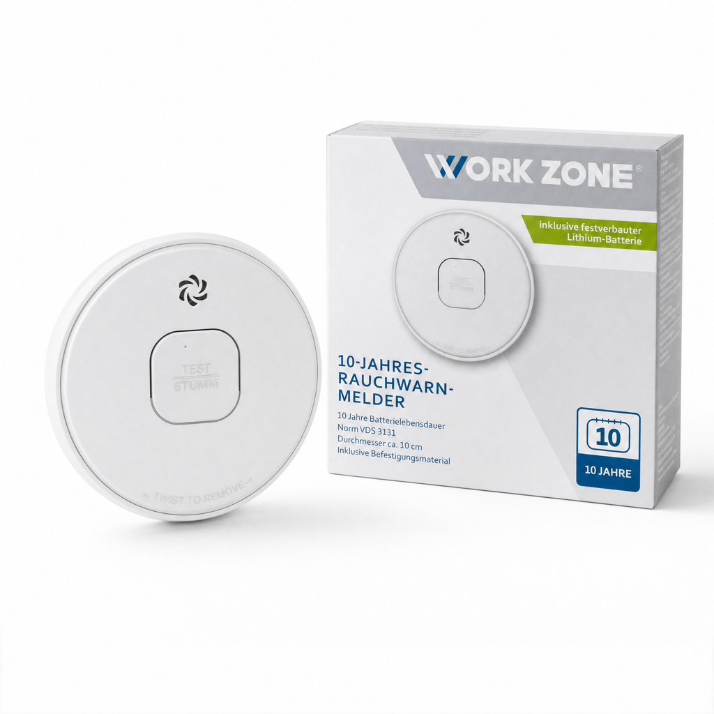 Detector de Humo Workzone con Batería de 10 Años