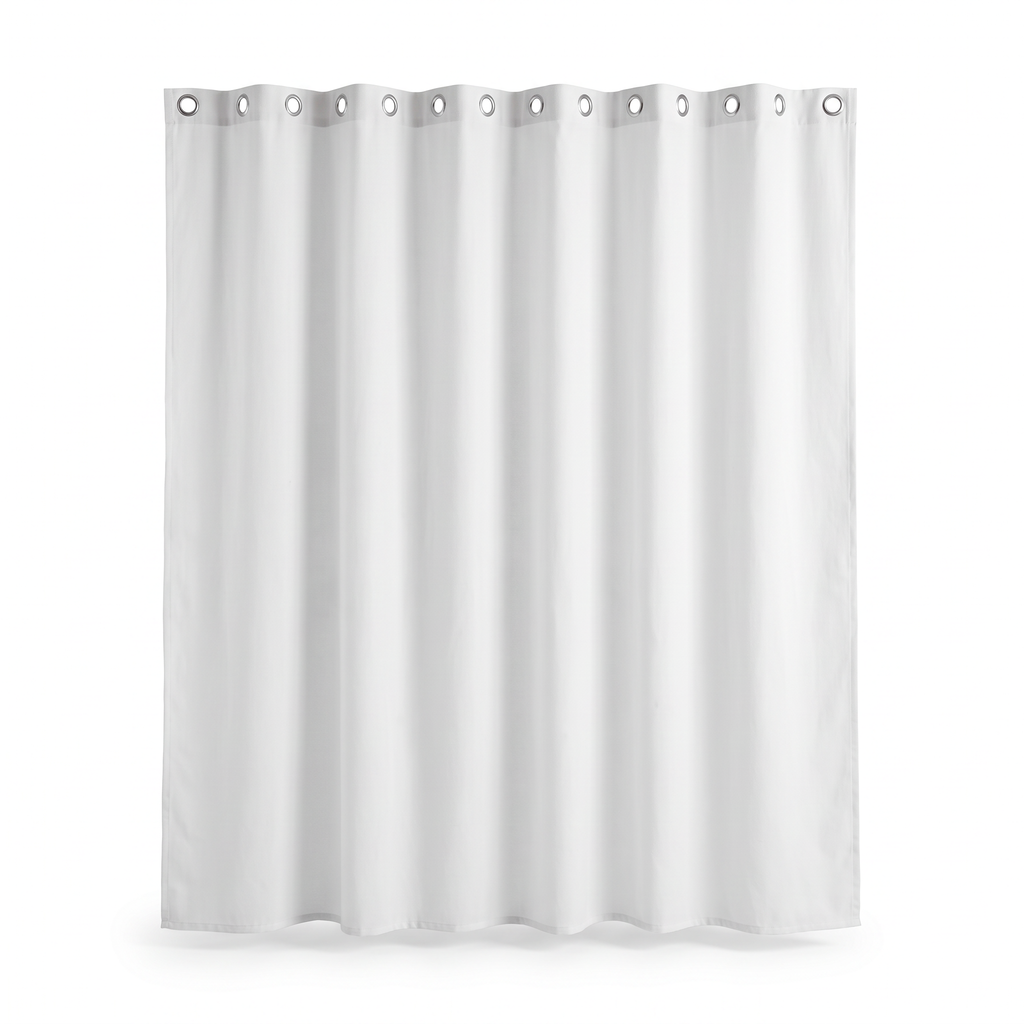 Kleine Wolke Cortina de Ducha Textil Blanca 180 × 200 cm