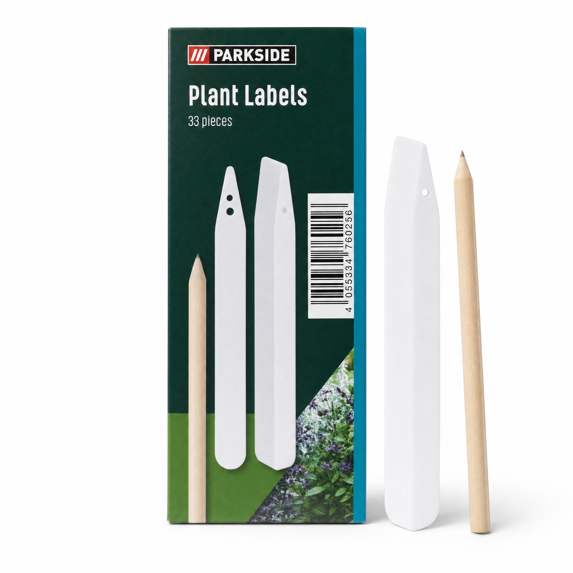 Parkside Set de 33 Etiquetas para Plantas con Lápiz