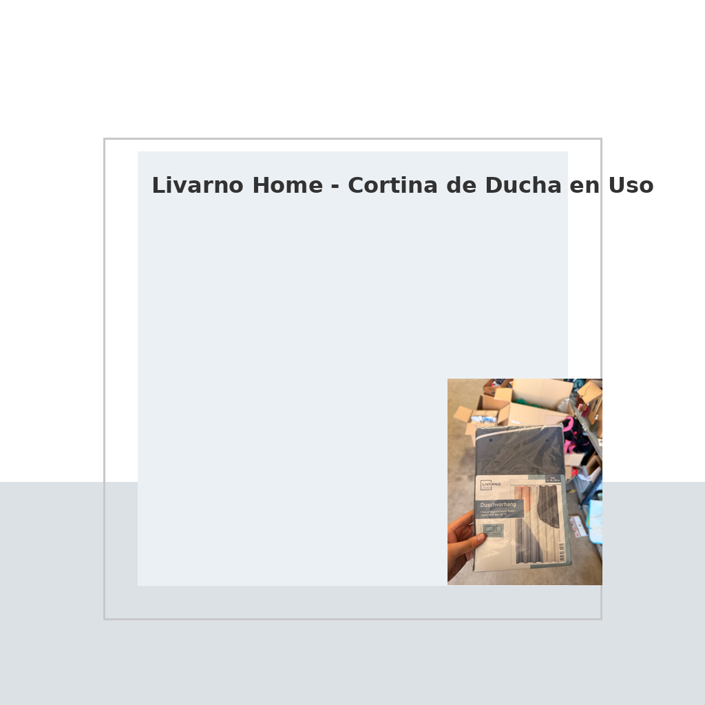 Livarno Home Cortina Ducha Textil 180x200