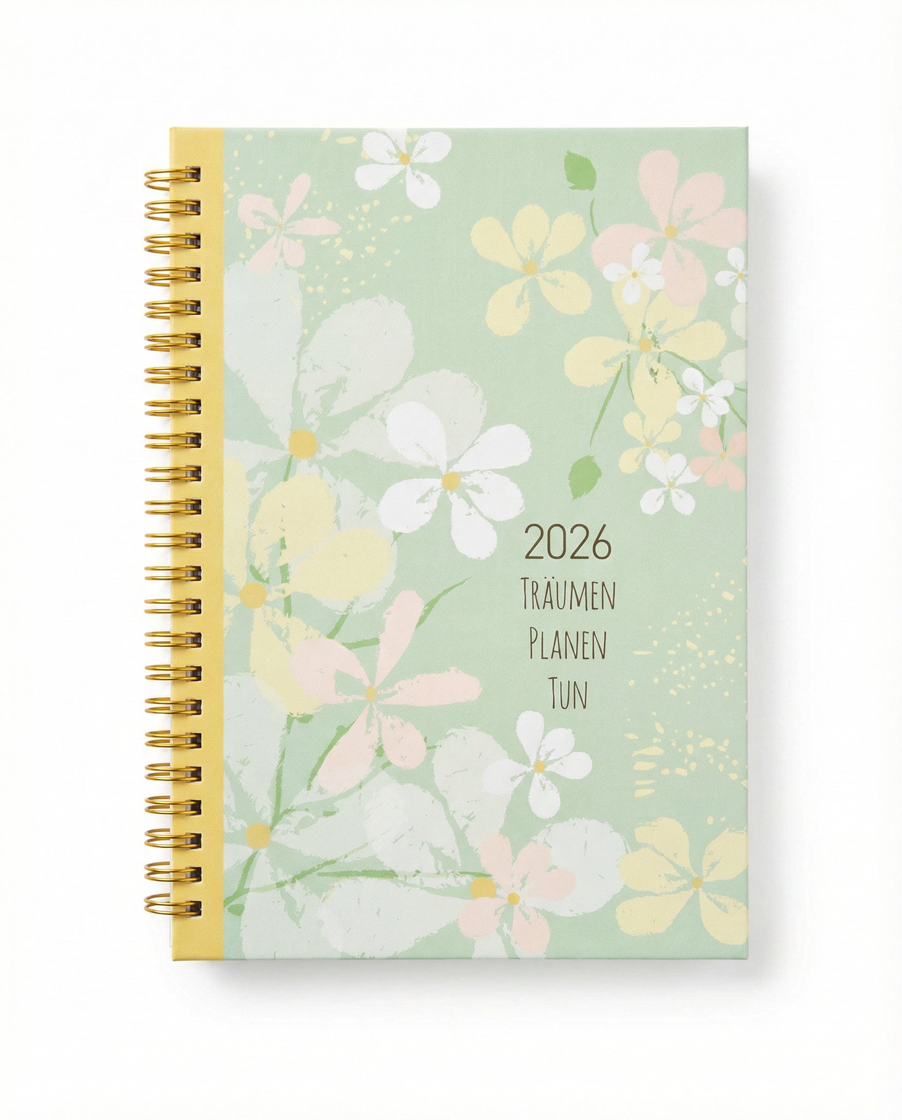 Agenda 2026 Soñar Planificar Hacer Espiral Dorada