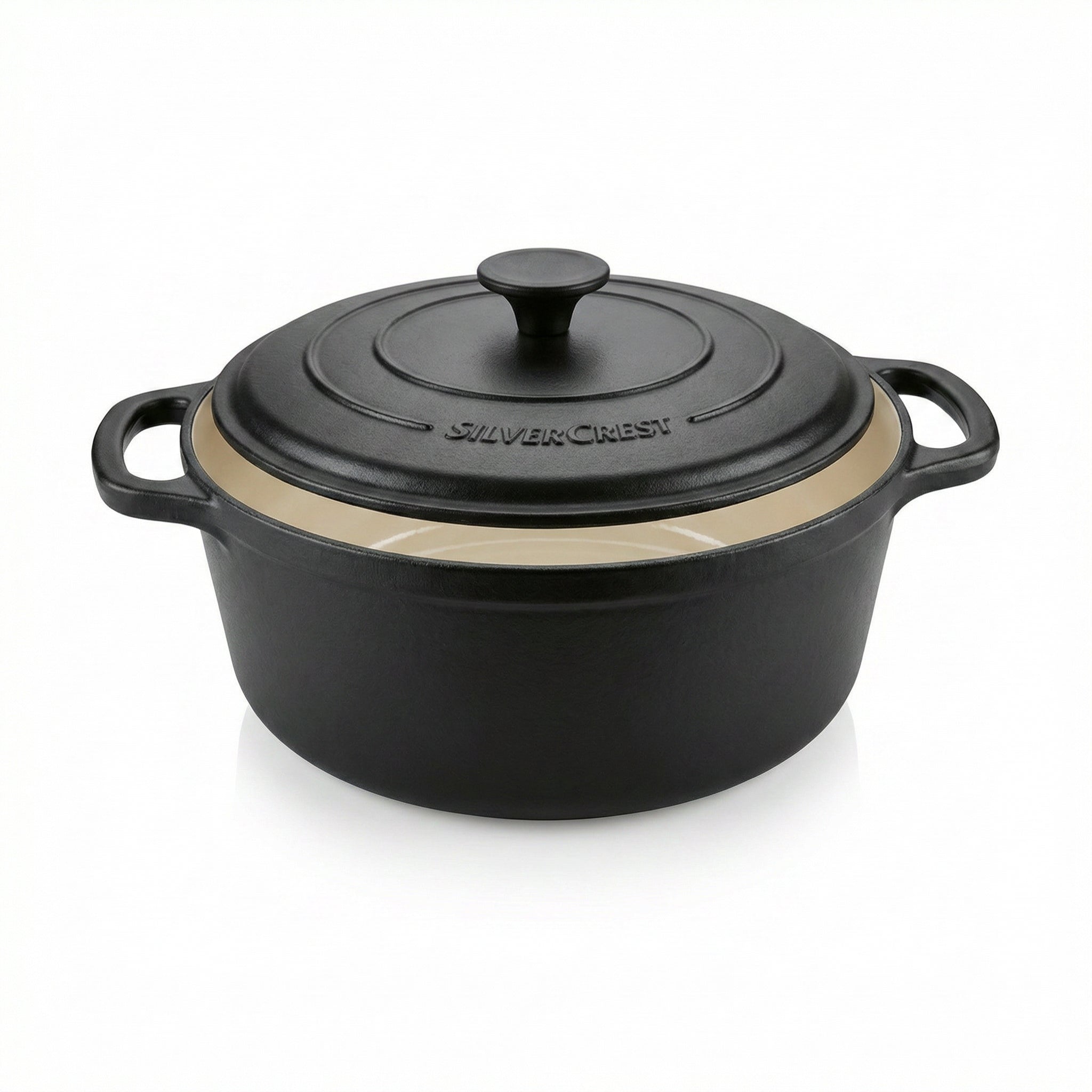 Cazuela Hierro Fundido SilverCrest 4.7L Negra