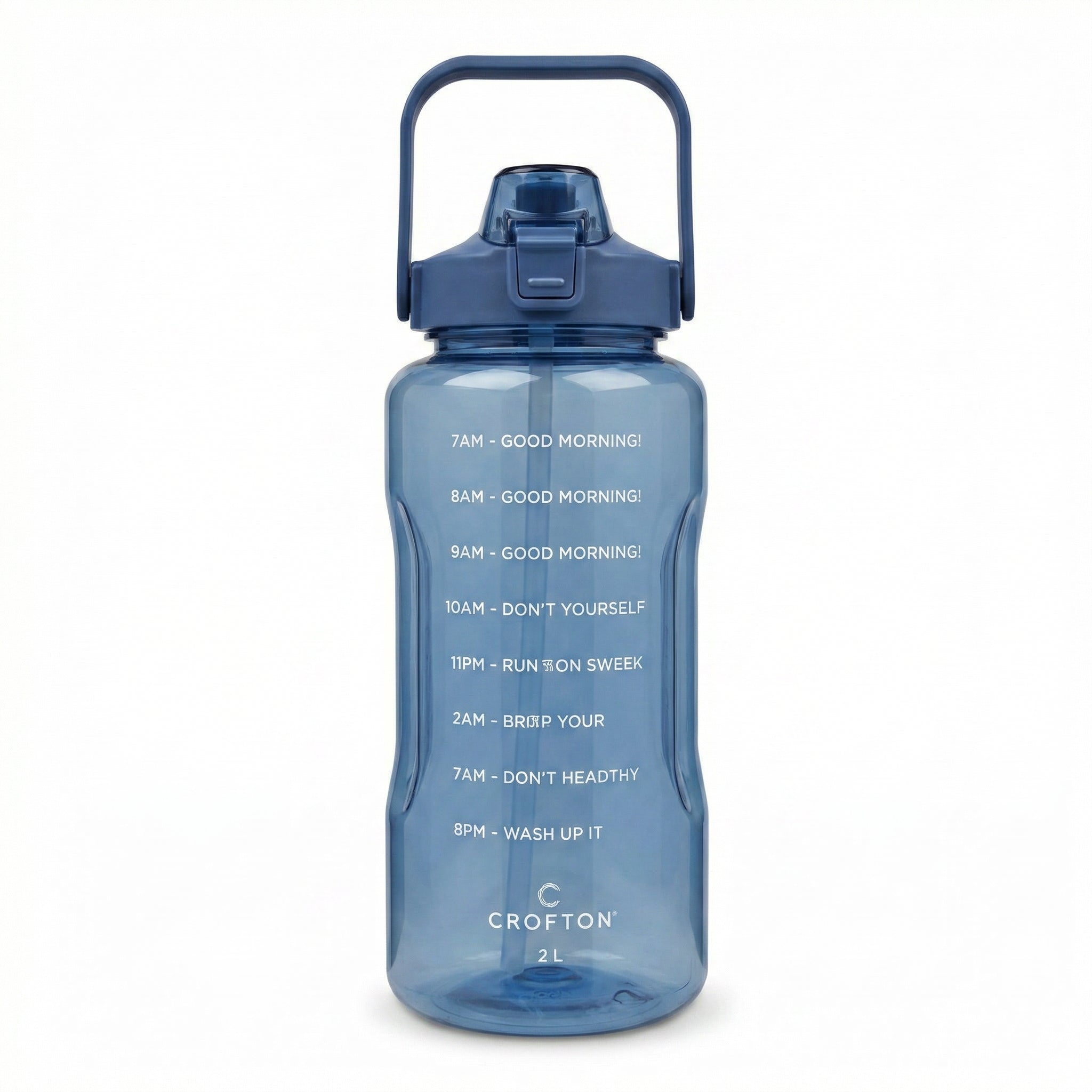 Botella Motivacional Crofton 2L Azul