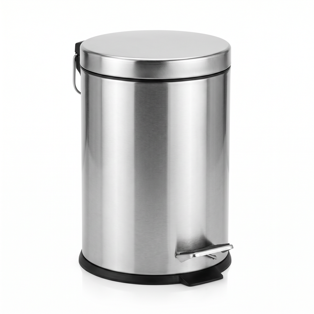 Papelera de Oficina Vilagrasa BAS-1010 INOX PEDAL — 1010 Inox.Papel Pedal 293X455Mm Ca