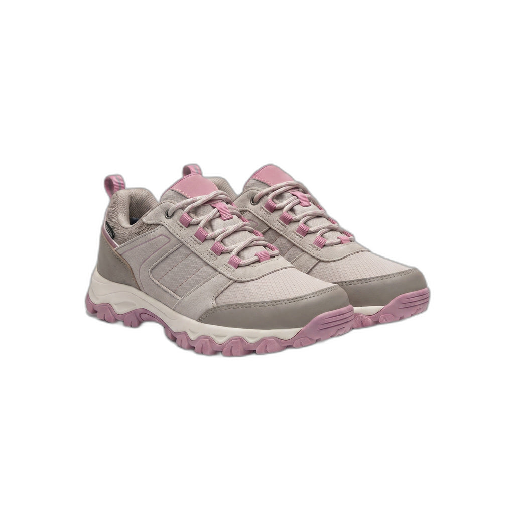 Zapatillas Trekking/Trail Mujer Gris/Rosa — Suela Trail