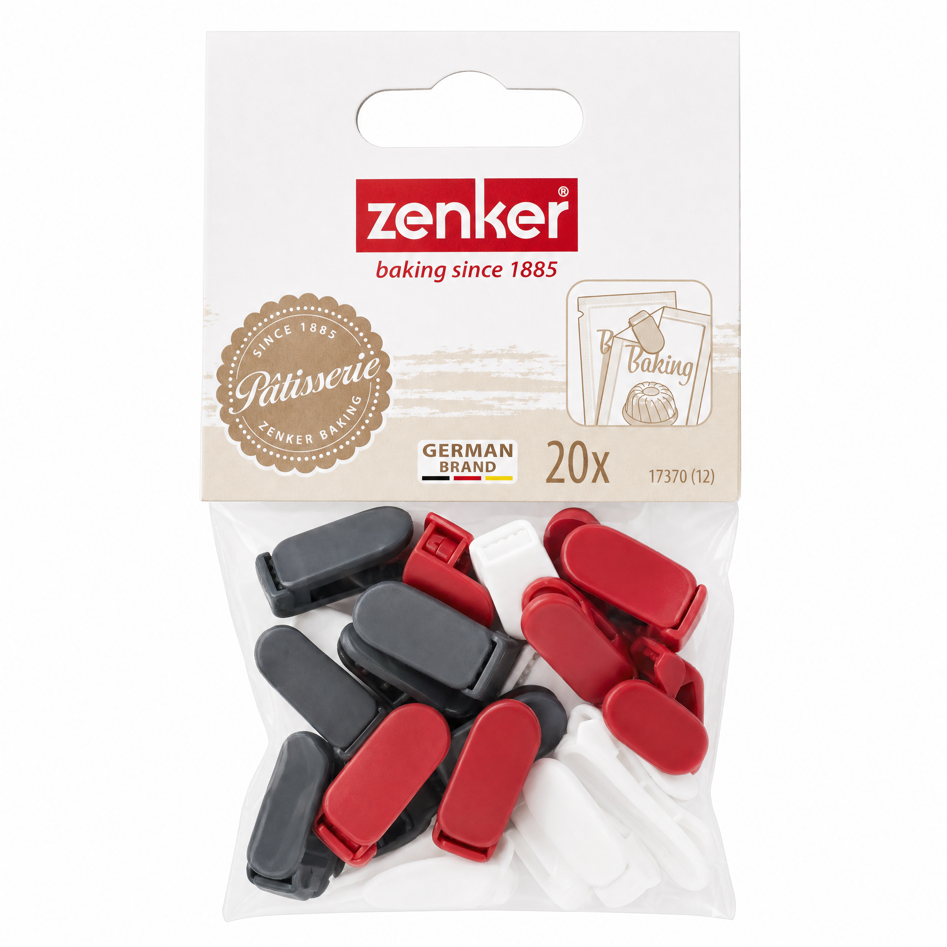 Pack 20 Mini Clips de Cierre Zenker