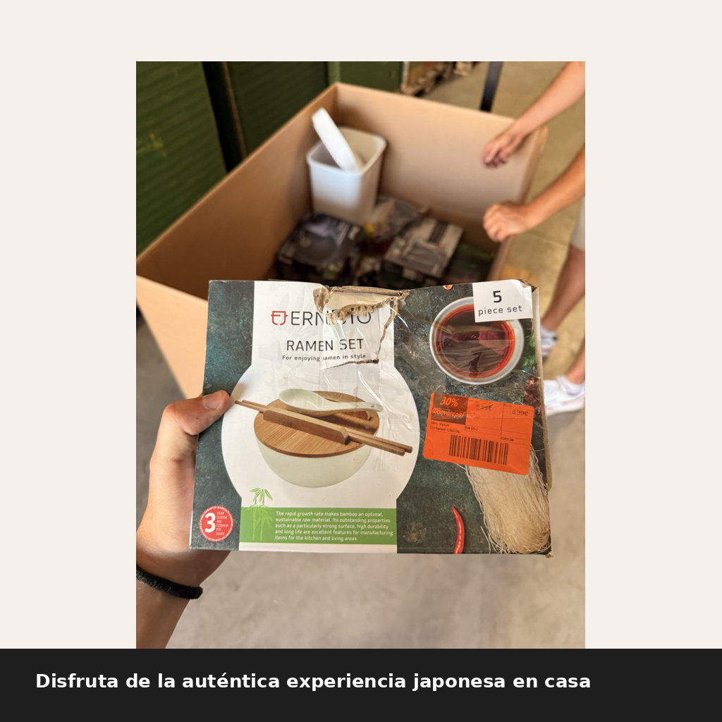 Ernesto Ramen Set Cuenco 5 Piezas