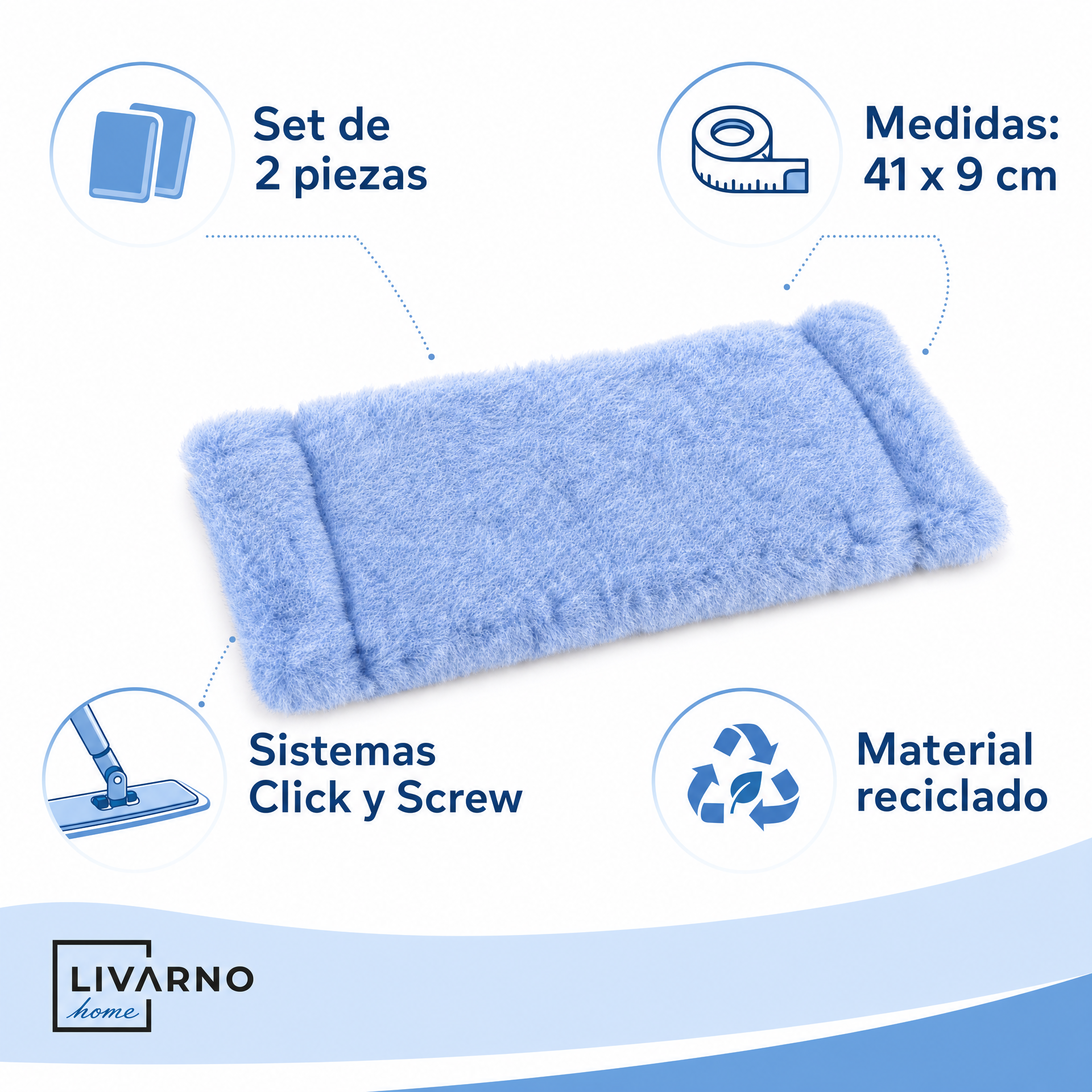 Livarno Home Fundas para mopa