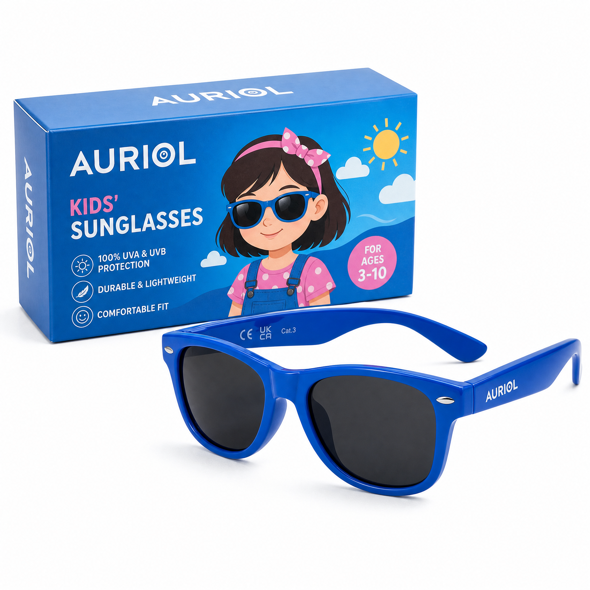 Gafas de Sol Auriol Infantiles con Montura Azul