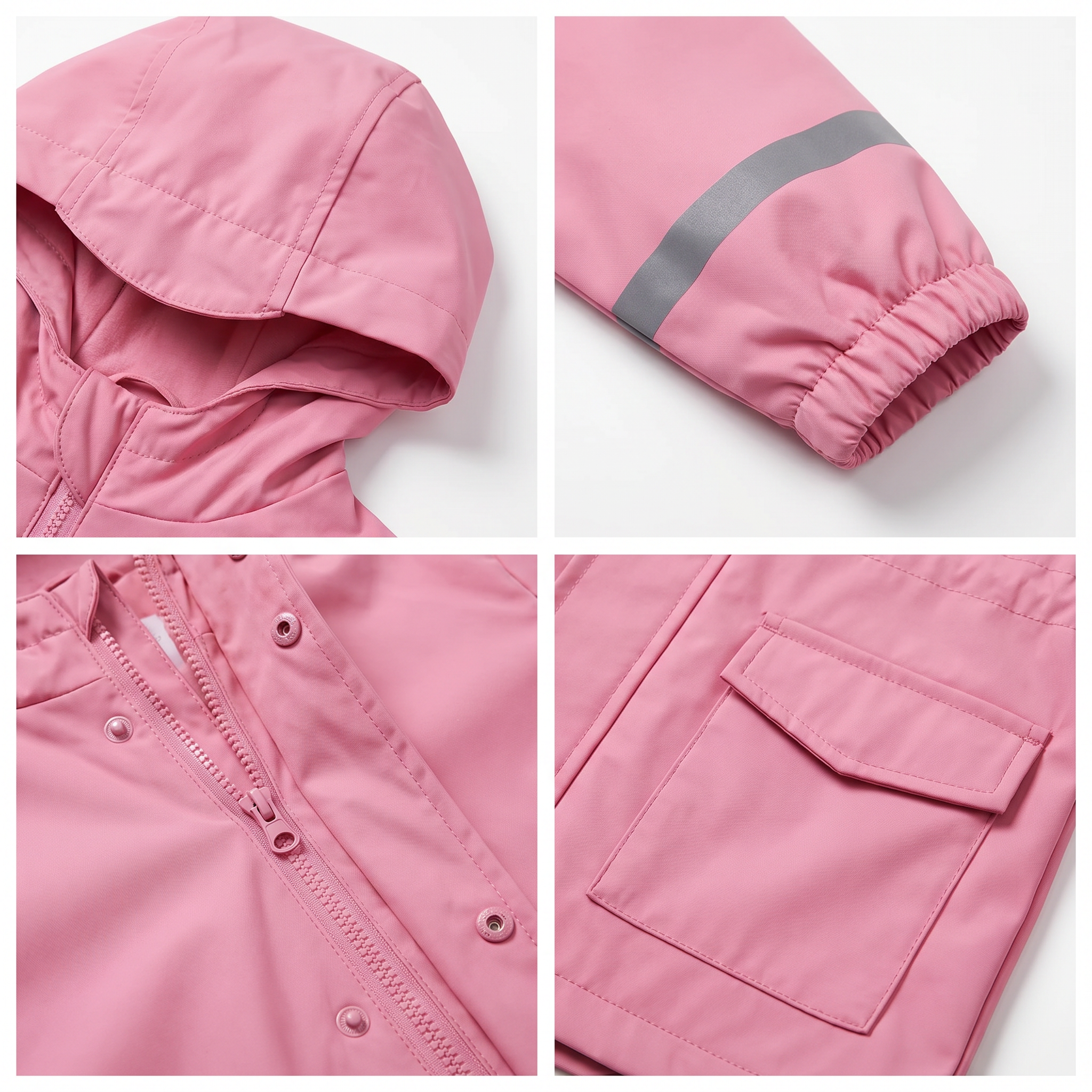 Chubasquero Infantil Rosa Lily & Dan