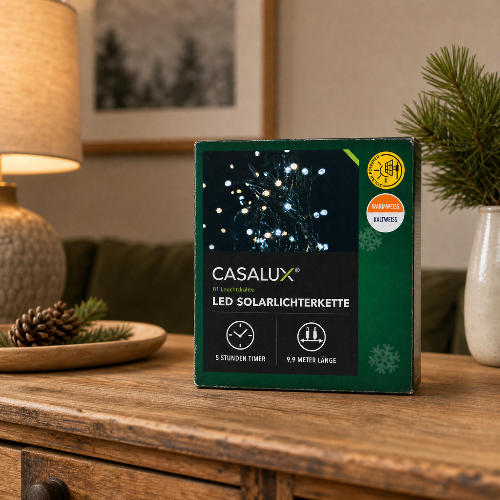Casalux Cadena de luces LED para ambientes cálidos