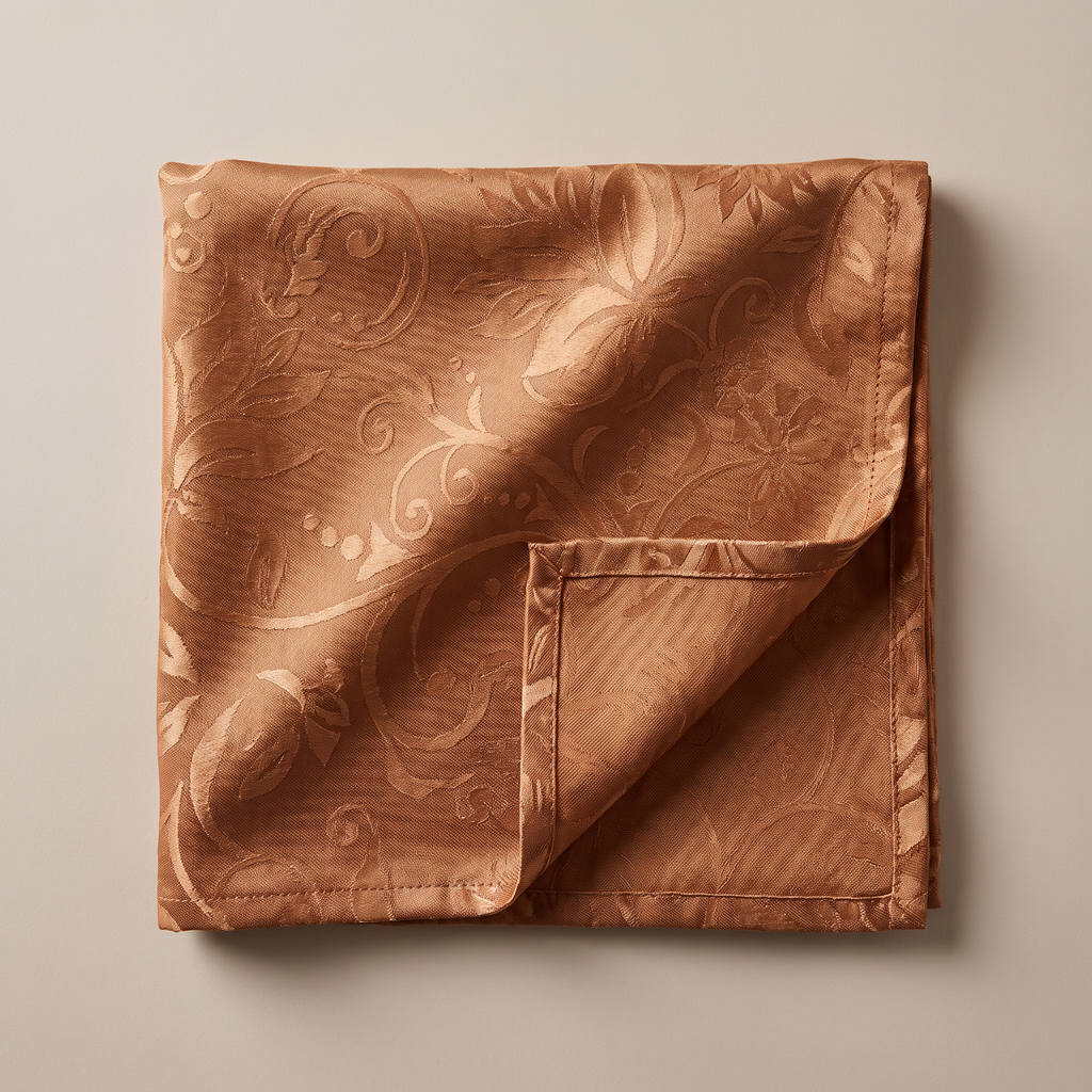 Livarno Home Set 2 Caminos de Mesa Jacquard Marrón 50 × 150 cm
