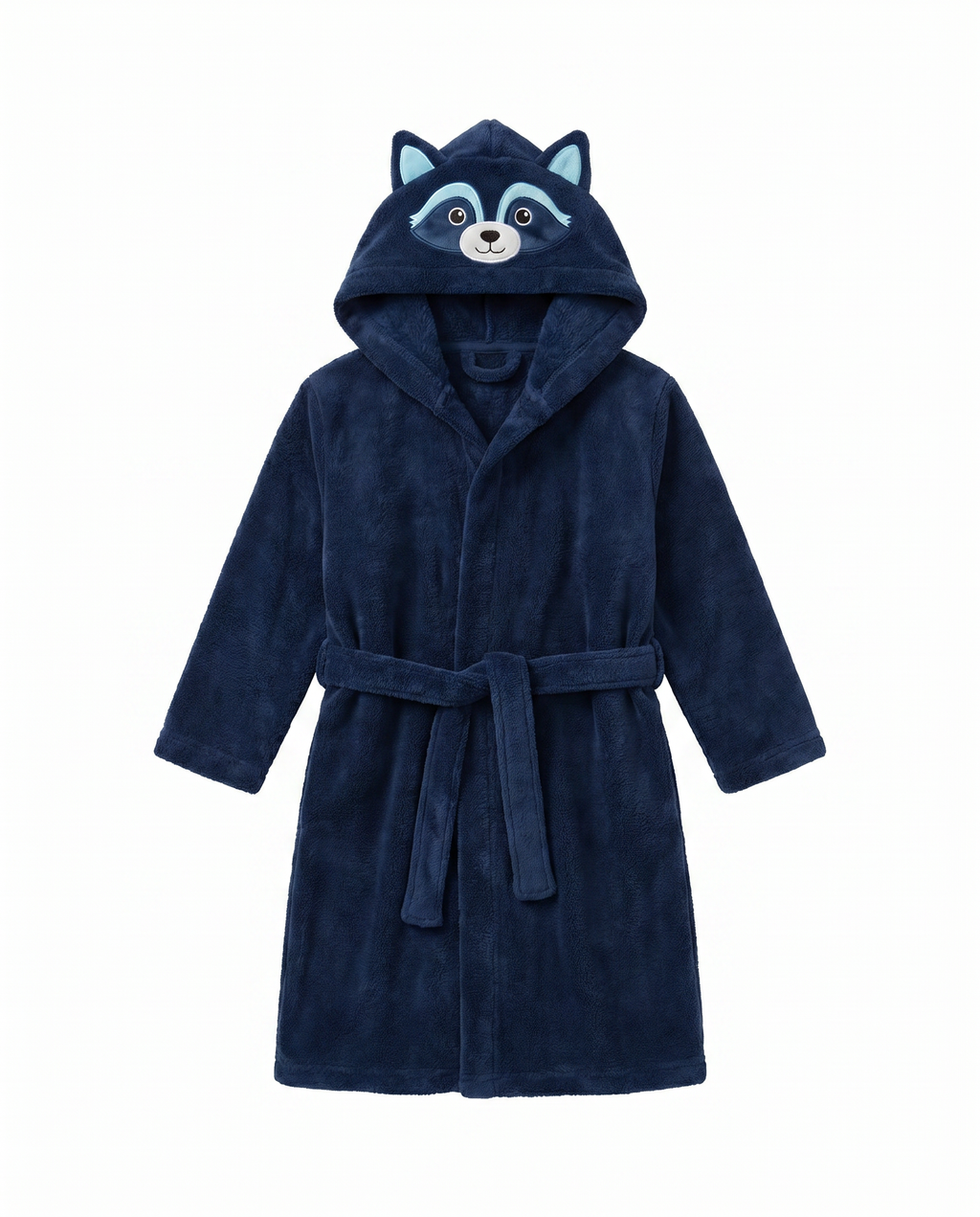 Albornoz Infantil Mapache Lily & Dan — Azul Marino