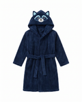Albornoz Infantil Mapache Lily & Dan — Azul Marino