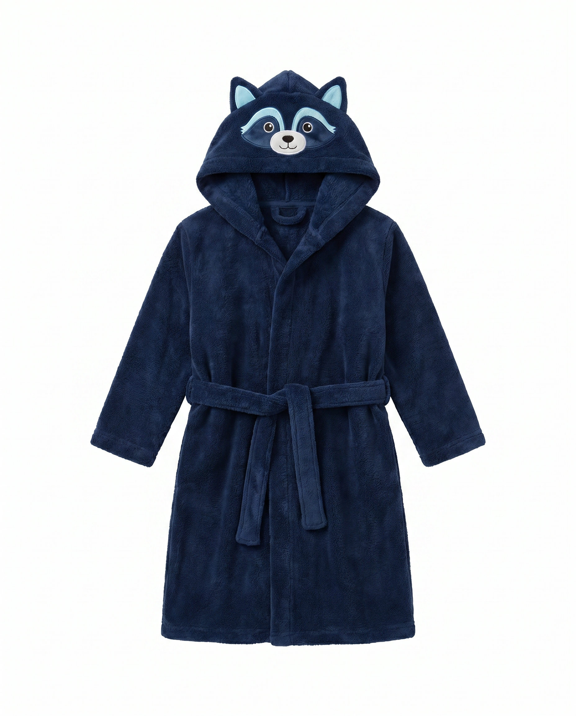 Albornoz Infantil Mapache Lily & Dan — Azul Marino
