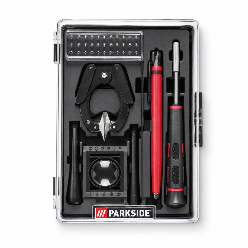 Parkside Set de útiles de precisión en estuche