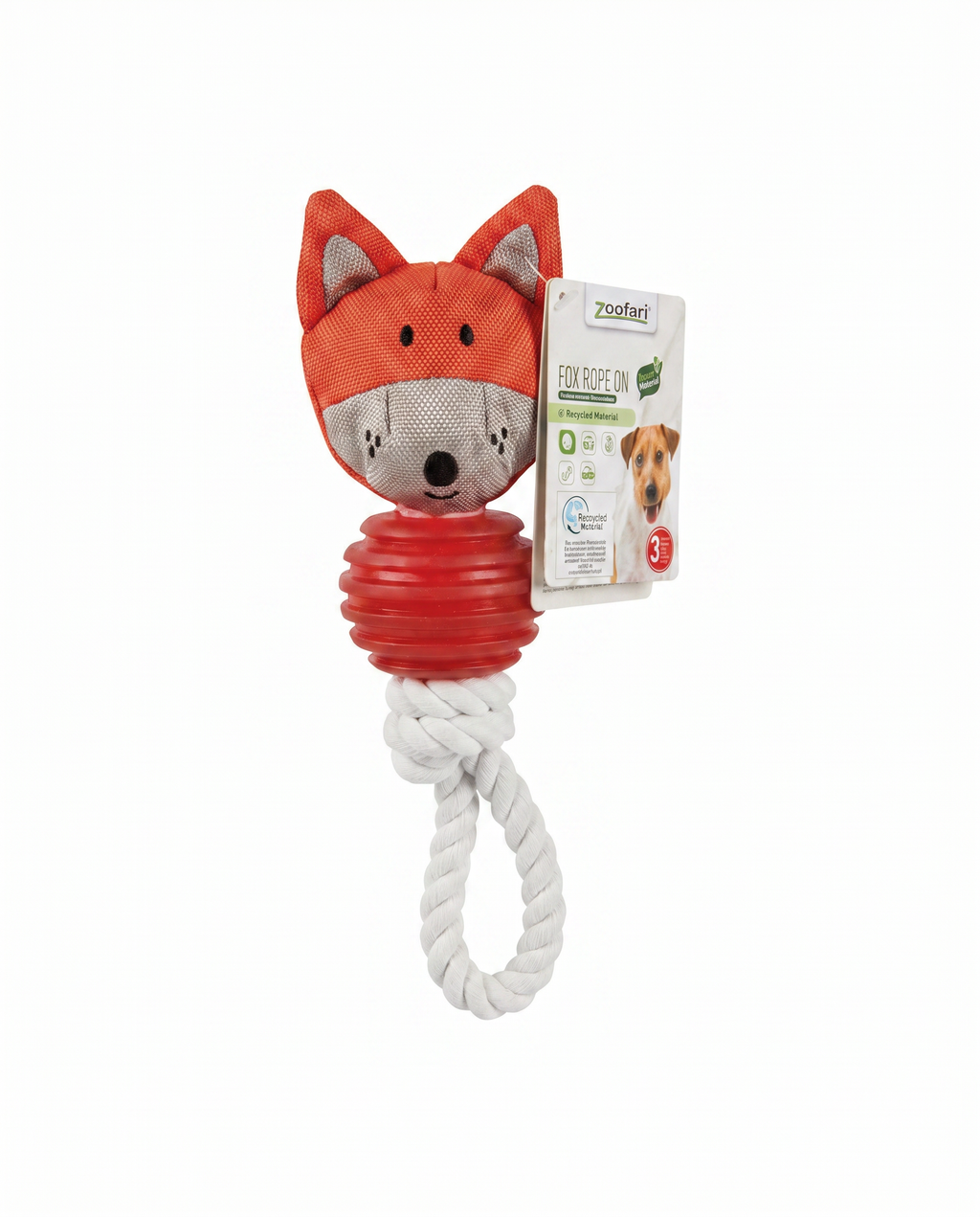 Juguete Perro Zorro con Cuerda Zoofari