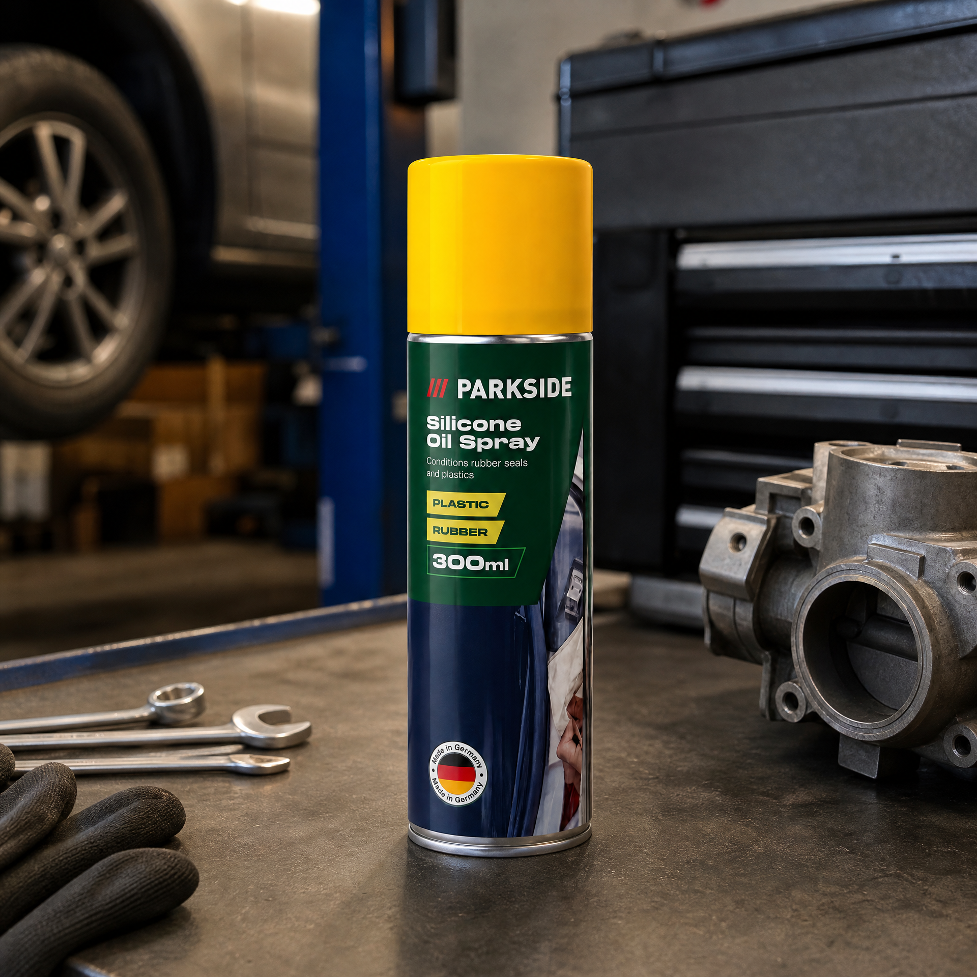 Parkside Aceite de silicona en aerosol 300 ml