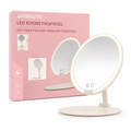 Ambiano Espejo Cosmético LED Plegable con 3 Tonos de Luz