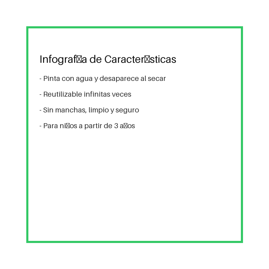 Playtive Alfombra Mágica Agua con Rotulador