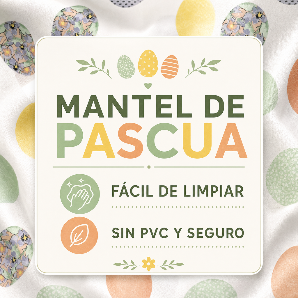 Mantel Livarno Home con Estampado de Huevos de Pascua