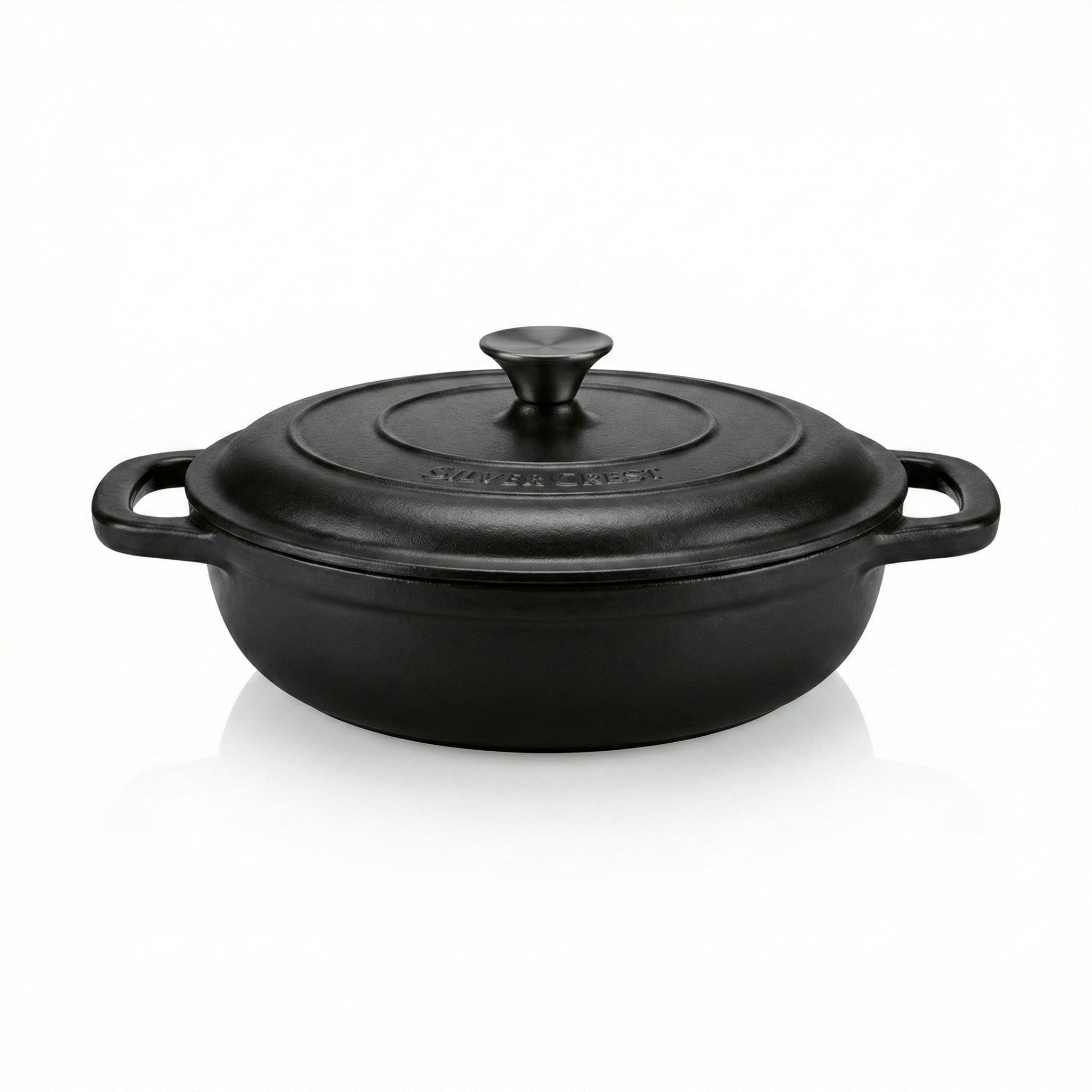 Cazuela Hierro Fundido SilverCrest 2.4L Negra