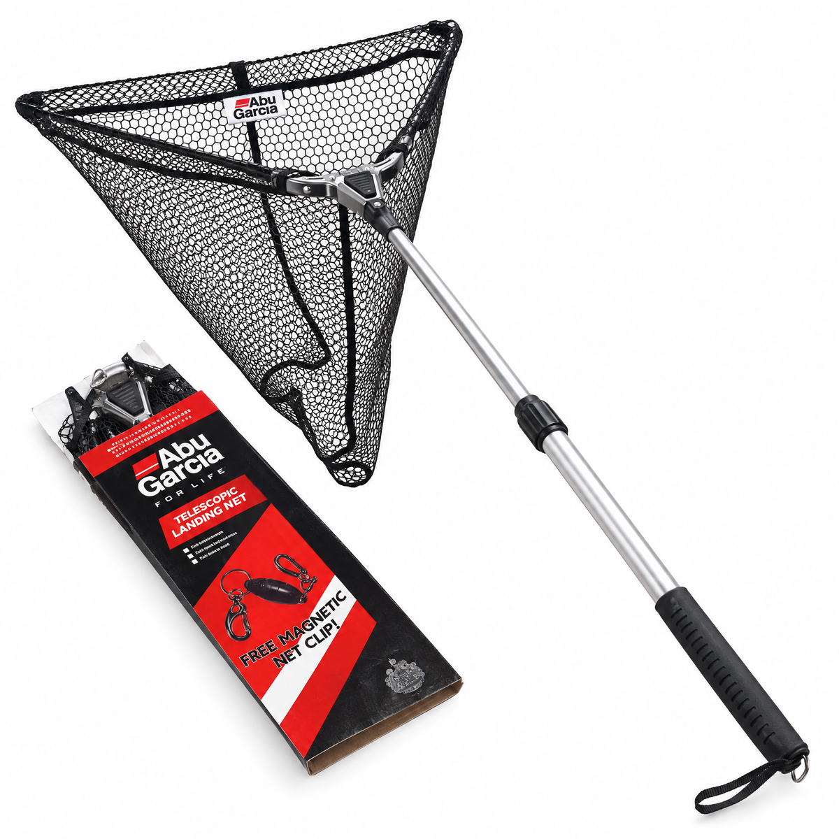 Abu Garcia Telescopic Landing Net Medium 130 cm + Clip Magnético