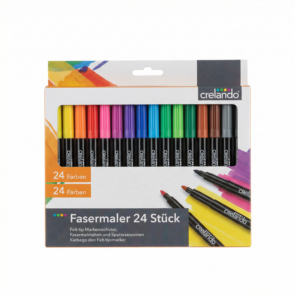 Rotuladores de Colores Crelando 24 uds