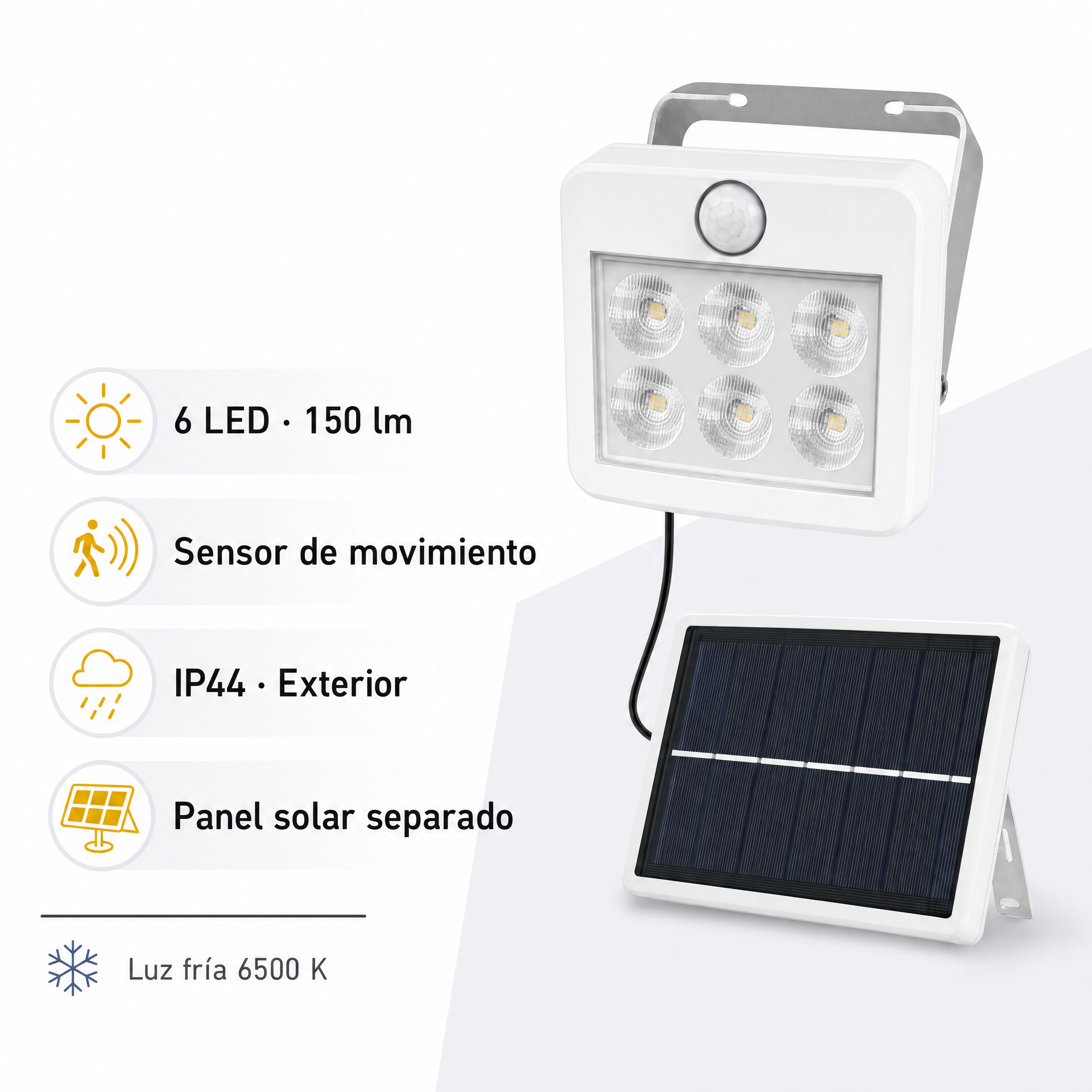 Foco Solar LED LIVARNO HOME con Sensor de Movimiento