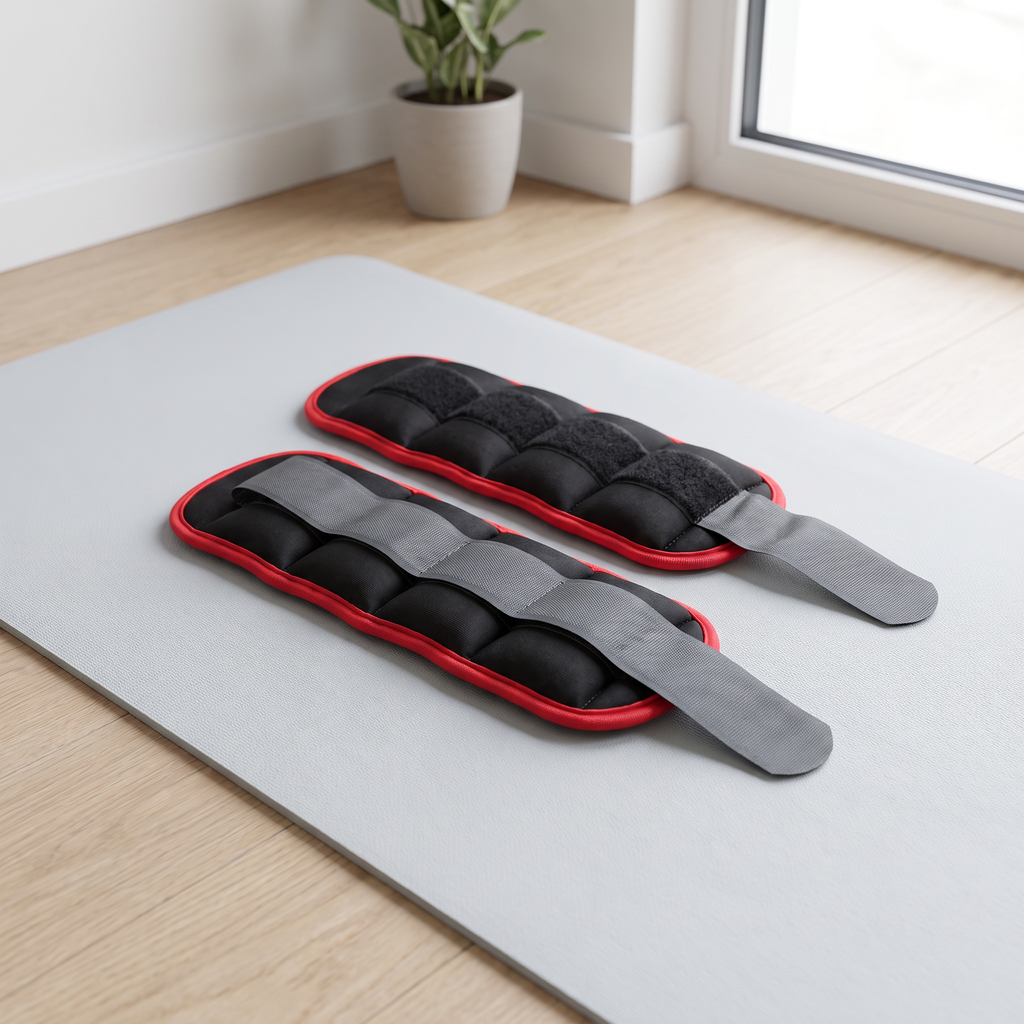Crivit Set 2 Pesas Ajustables para Tobillos y Muñecas 1,5 kg