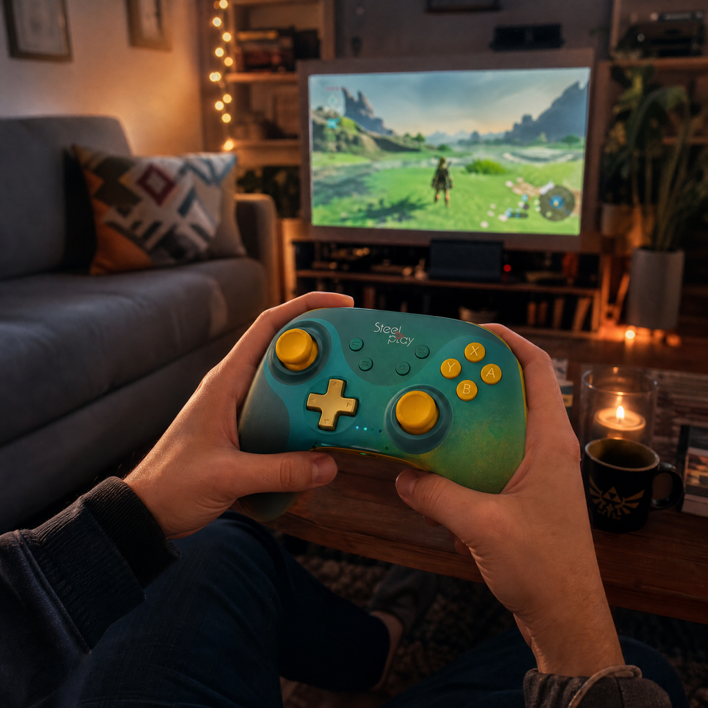 Mando inalámbrico SteelPlay Adventure para Nintendo Switch