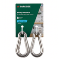Parkside Mosquetones 8 × 80 mm — Pack de 4