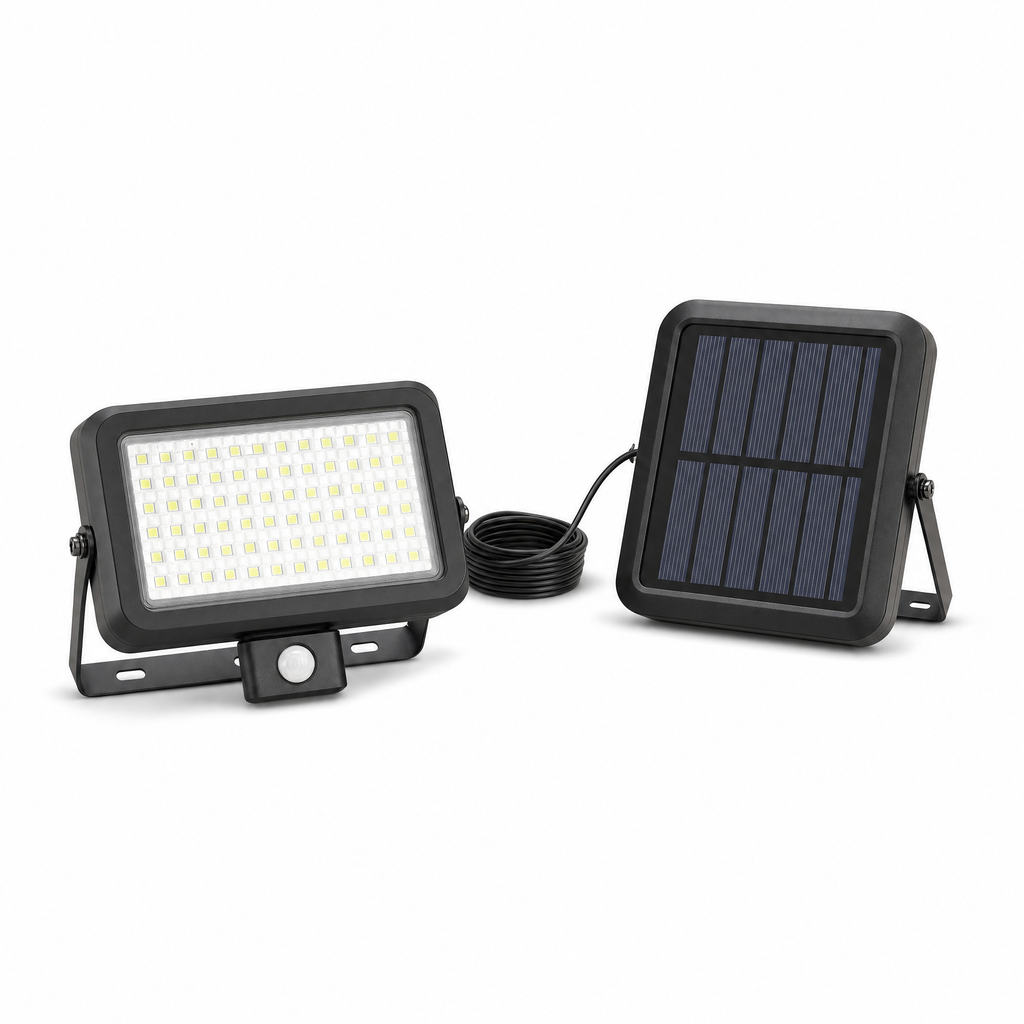 Foco Solar LED Livarno con Sensor y Panel Separado — 16 LED
