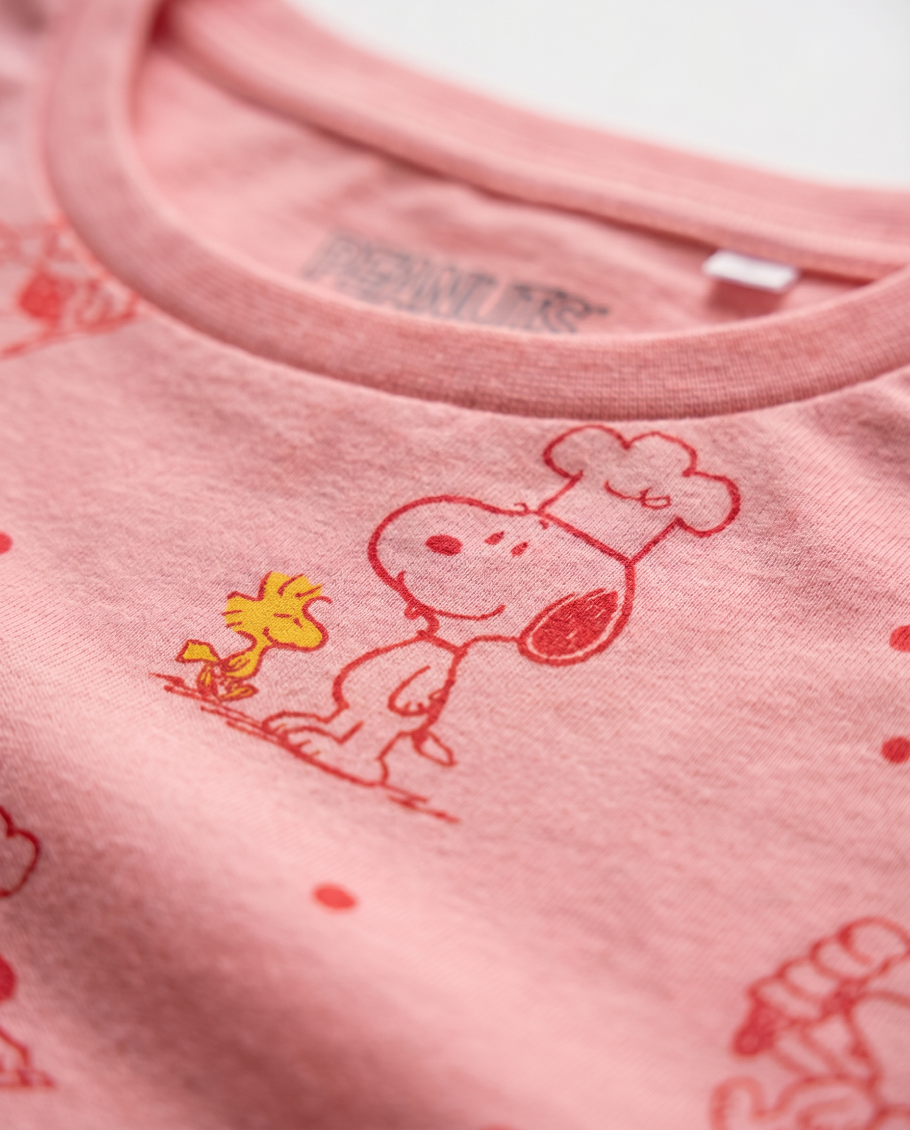 Camisón Verano Mujer Peanuts Snoopy — Rosa