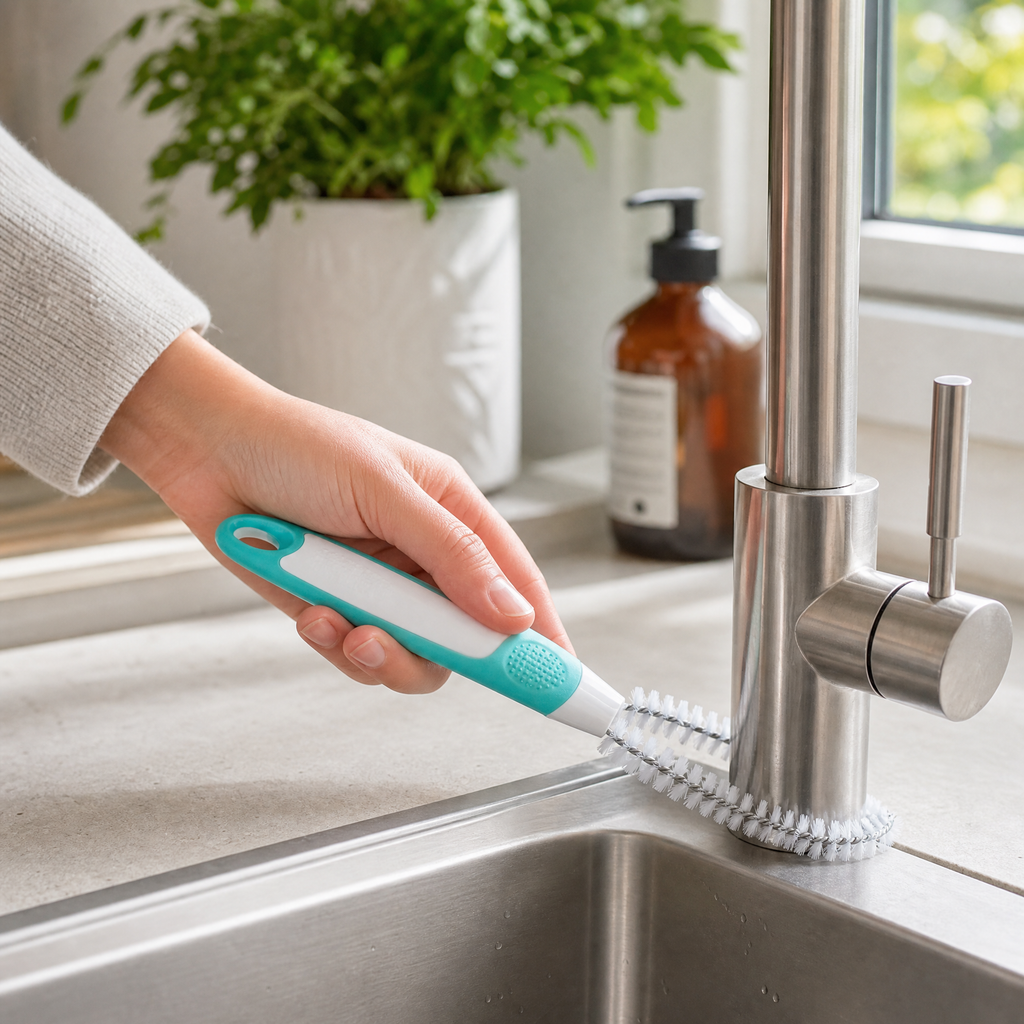 Wenko Cepillo Limpiador Flexible Baño Cocina