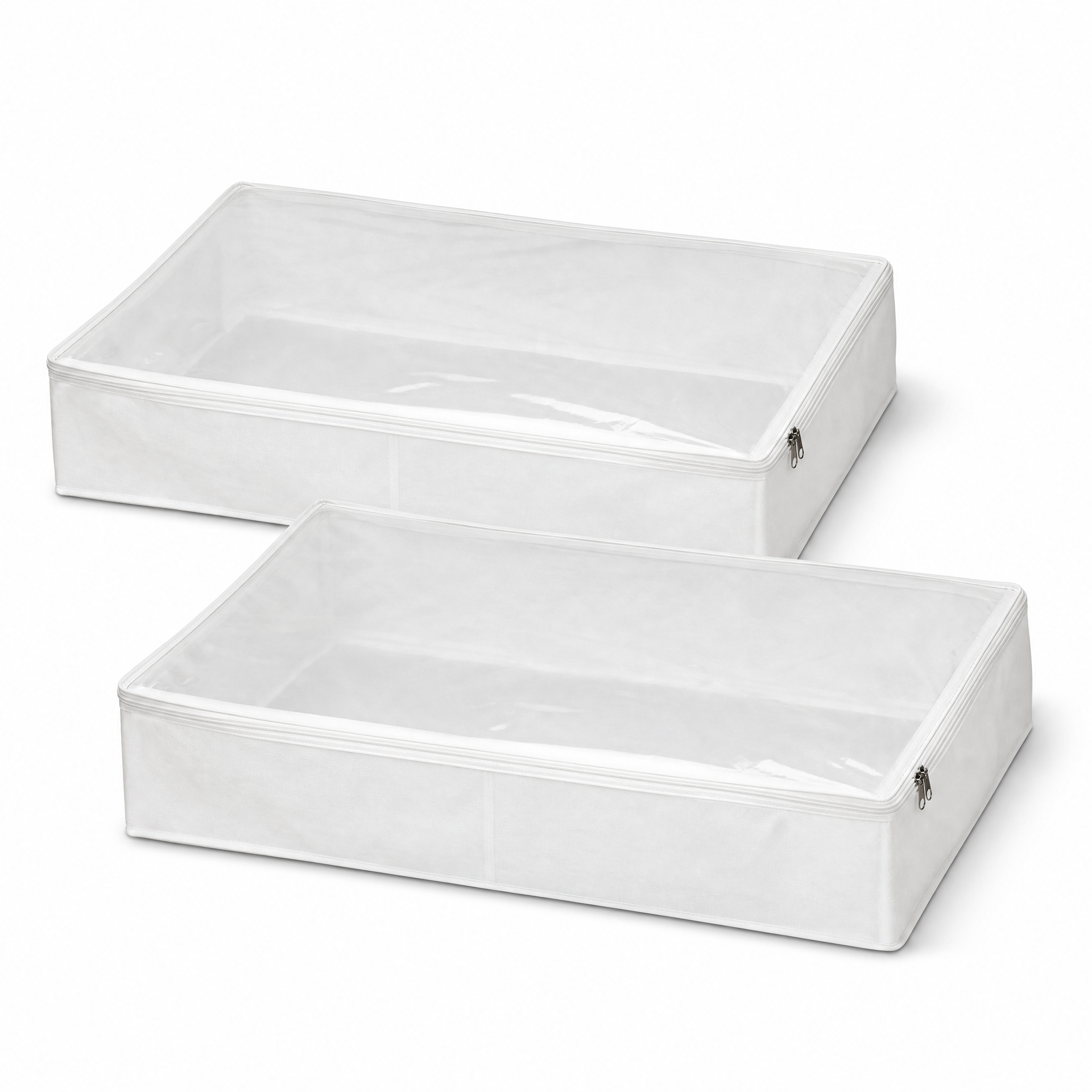 Livarno Home Bolsa de almacenamiento bajo cama con cremallera y ventana transparente