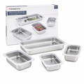 Set de 4 Recipientes de Acero Inoxidable Ernesto
