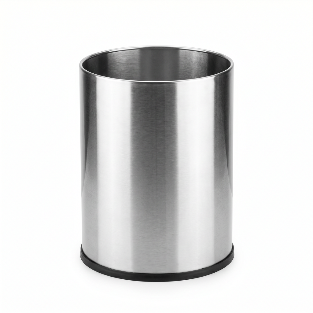 Papelera de Oficina Vilagrasa BAS-1015 — 1015 Inox 6 Litros
